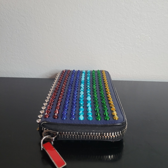 Christian Louboutin Panettone Long Wallet Multicolor Studs - Picture 5 of 15